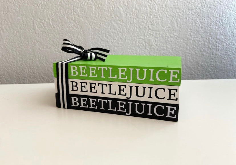 Halloween Book Stack Decor