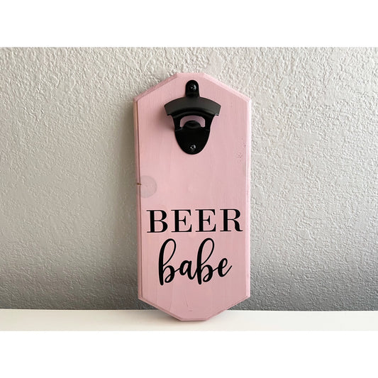 Pink Magnetic Bottle Opener