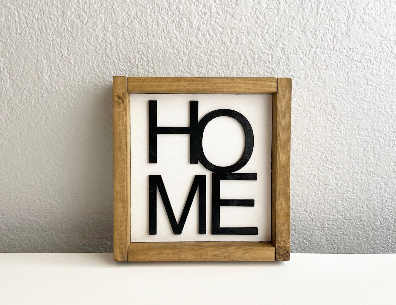 HOME framed sign