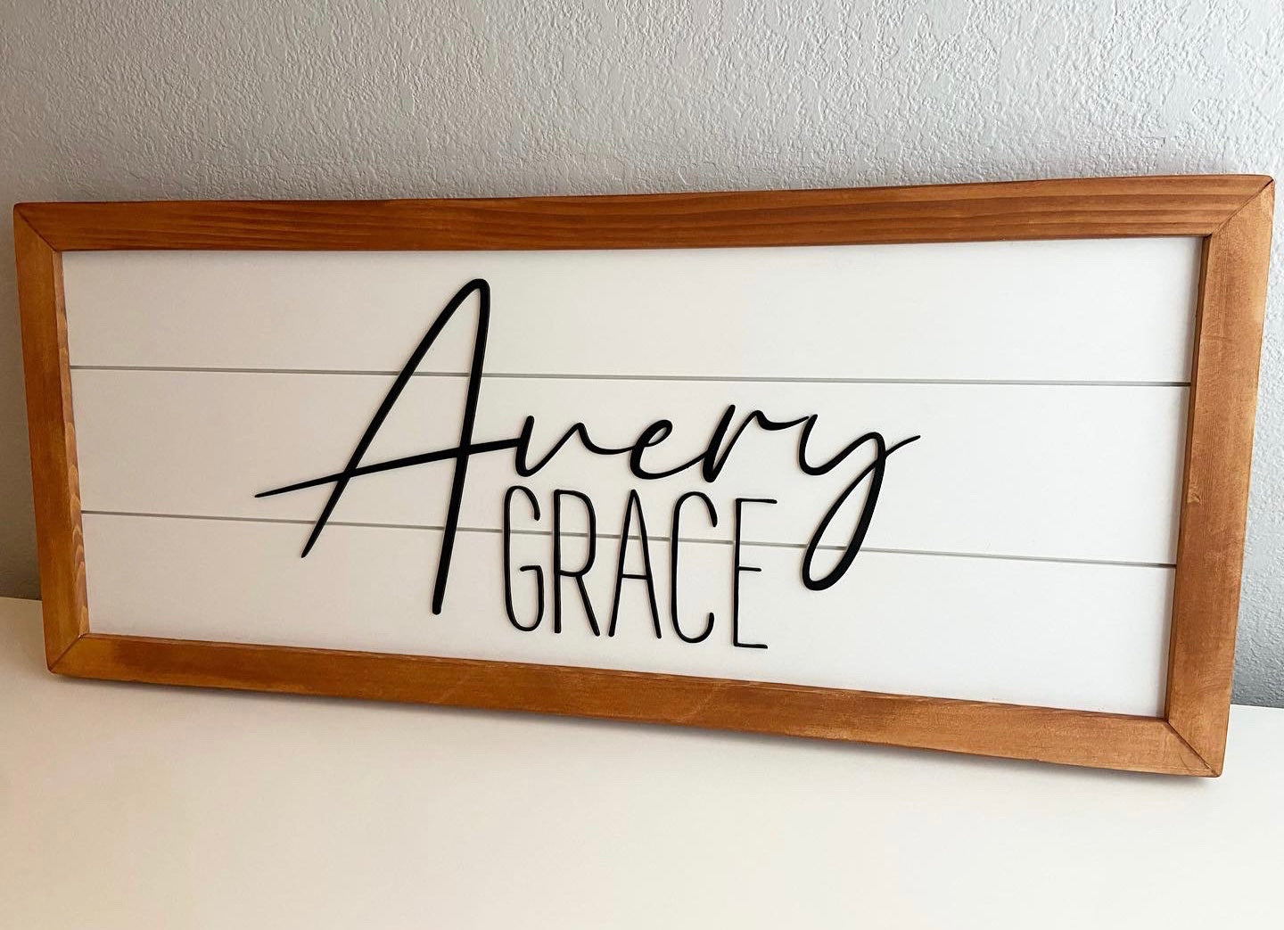 Customized Shiplap Name Sign